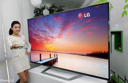 LG presents large-screen 3D Smart TV line-up