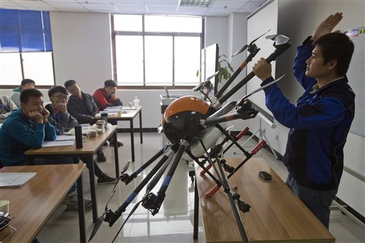 kompromis tsunamien værdighed Drone schools spread in China to field pilots for new sector