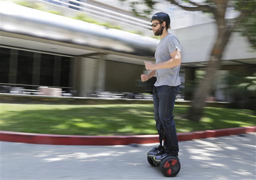 Riding Segway S Hoverboard Is Like Skiing On La S Streets