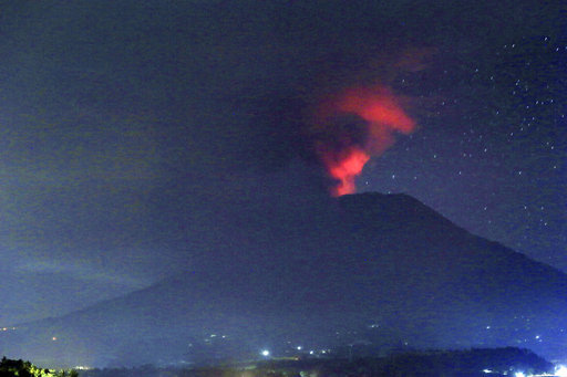 Bali Volcano Eruption 2017