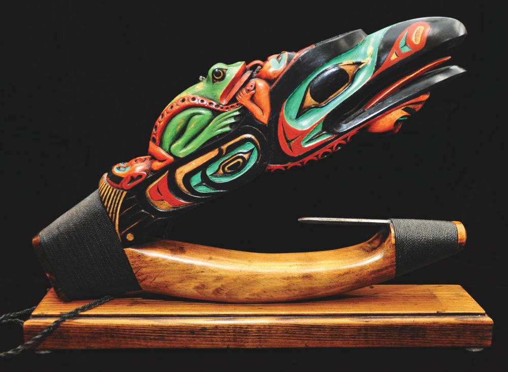 Team examines the evolution of wooden halibut hooks carved by native people  of the Northwest Coast