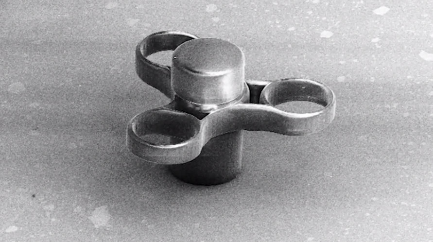 World's smallest fidget spinner showcases access to serious