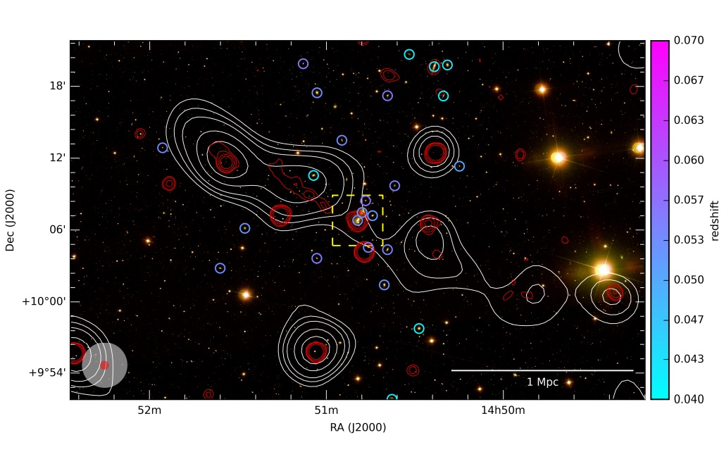 3 67 63. Скопление галактик фото Хаббл. Astronomy Reports.