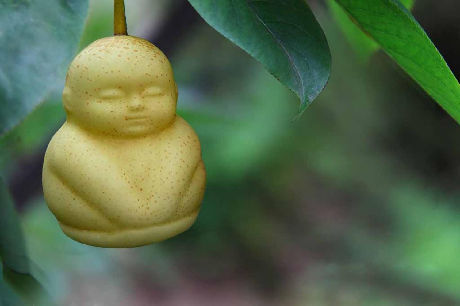Pay $8 for a Buddha-shaped pear foolish or fun? Your age may predict your answer