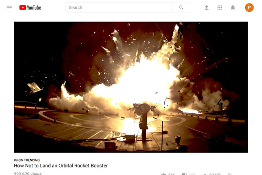 Spacex Bloopers Video How Not To Land An Orbital Rocket