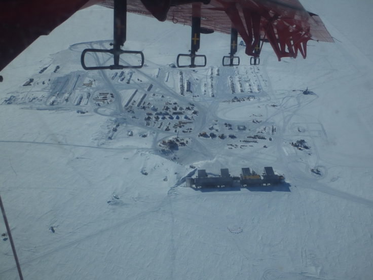 Discovery of high geothermal heat at South Pole