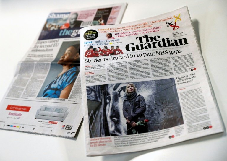 Guardian group's digital revenues print