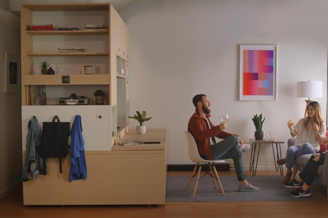Smart Furniture Transforms Spaces In Tiny Apartments Into Bedrooms