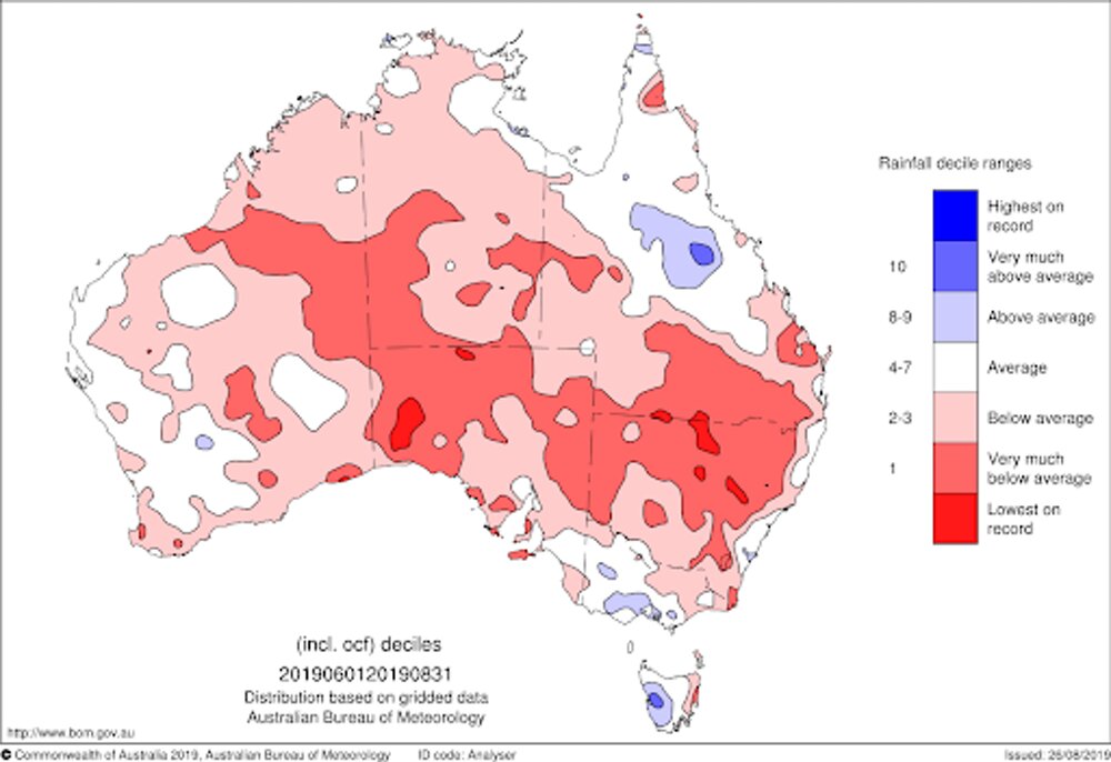 The Australian Winter Was Dry The Spring Will Likely Be Dry