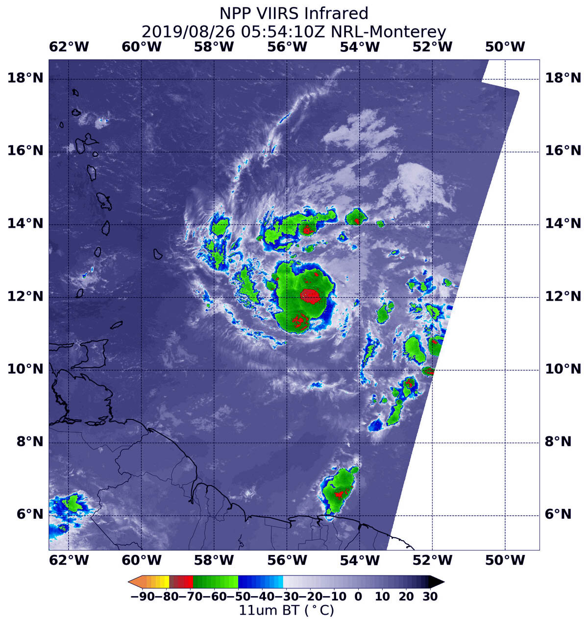 Nasa Noaa Satellite Finds Heavy Rainmaking Ability In Tropical Storm Dorian 0278