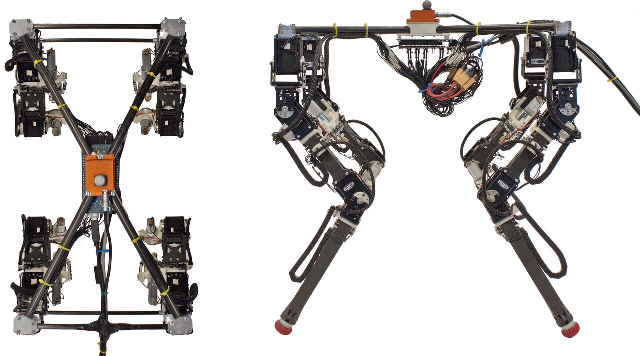 A new to enable robust locomotion in a quadruped robot