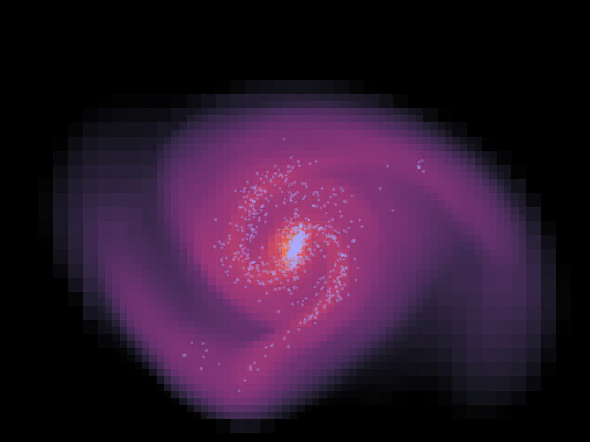 Galaxy Formation Simulated Without Dark Matter