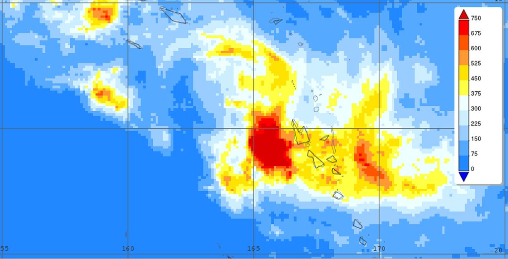 NASA finds very heavy rainfall in major tropical cyclone Harold