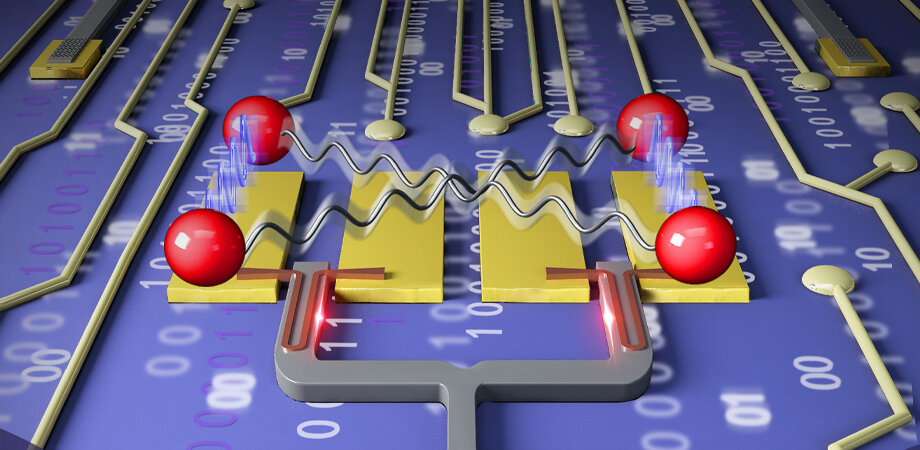 A superconducting silicon-photonic chip for quantum communication