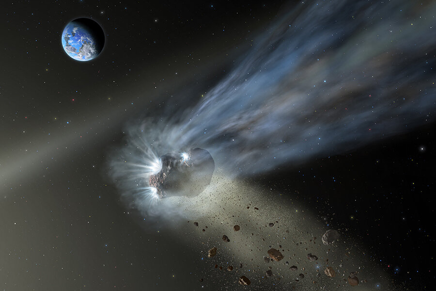 Comet Catalina proposes that comets deliver carbon to rocky planets