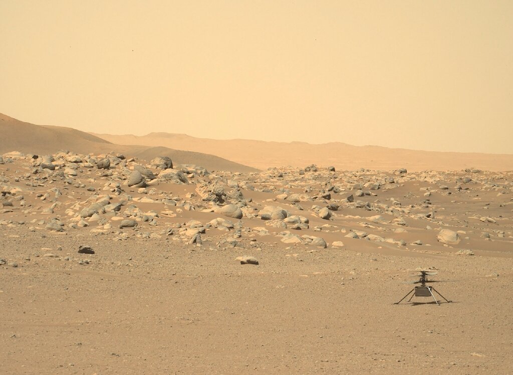 After six months on Mars, NASA's tiny copter is still flying high