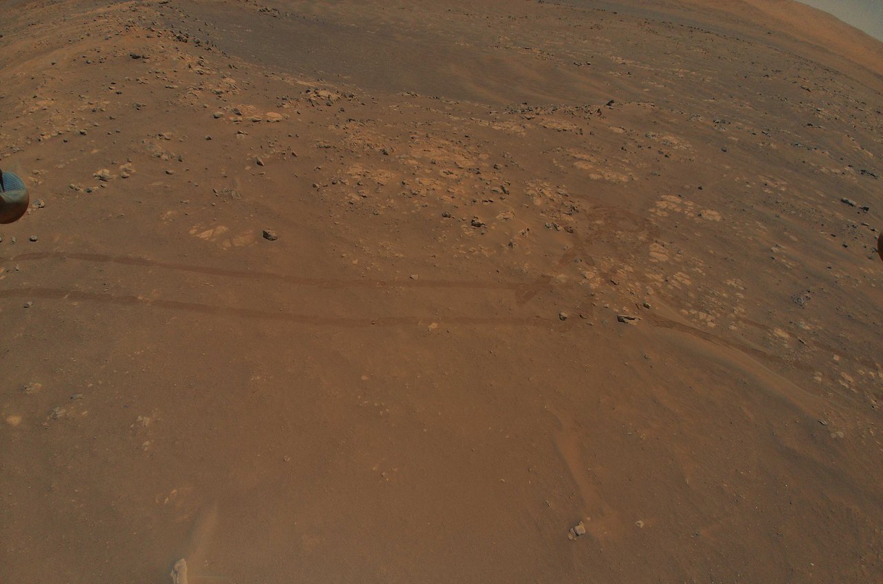 Снимки Марса с вертолета НАСА