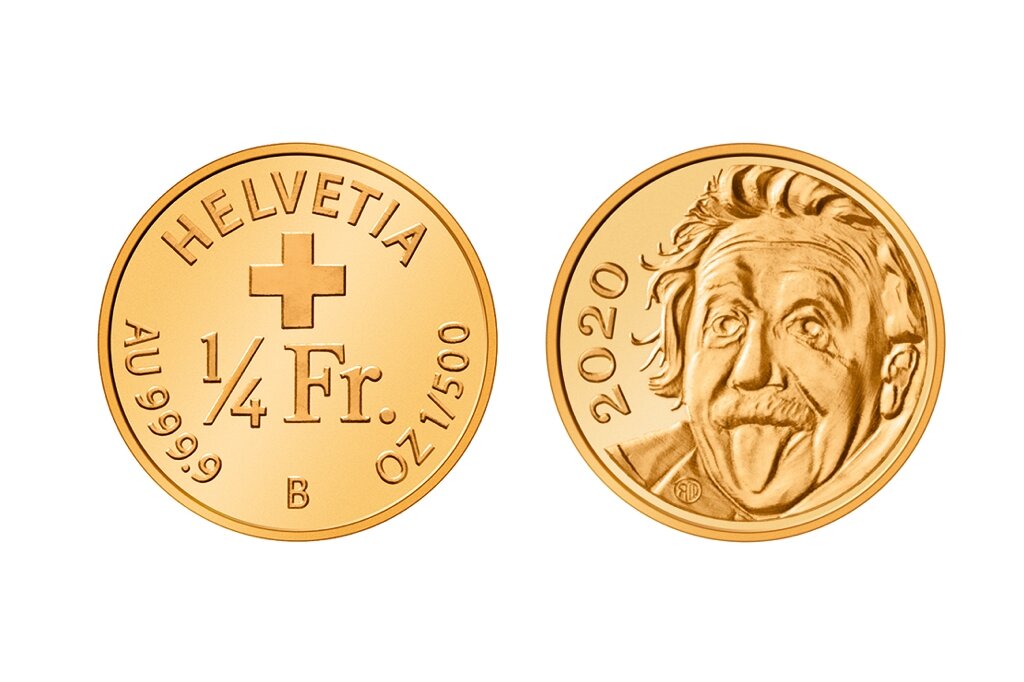 Swiss strike gold with world's smallest commemorative coin