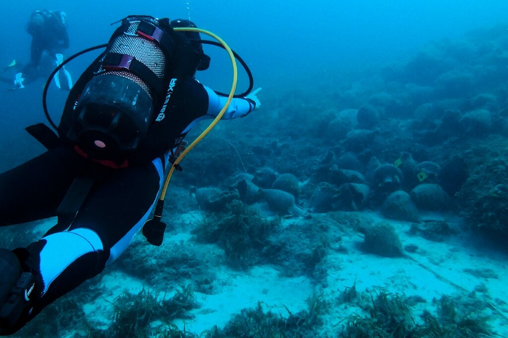 Greece's first underwater museum opens ancient world to dive tourists
