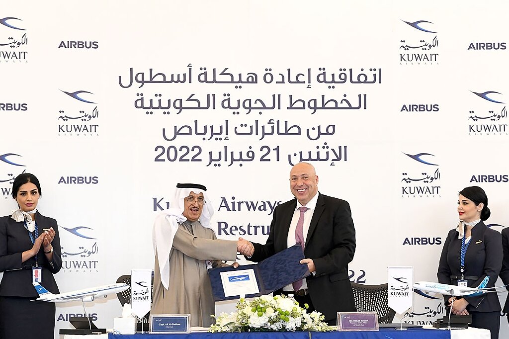 Kuwait Airways raises Airbus order to 31 jets in $6 bn deal