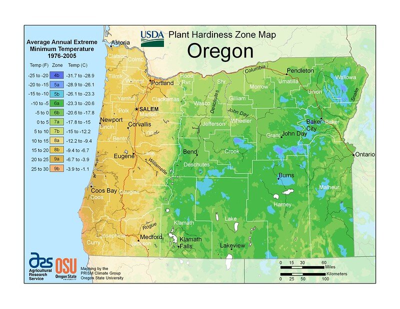 Shifts in Growing Degree Days, Plant Hardiness Zones and Heat