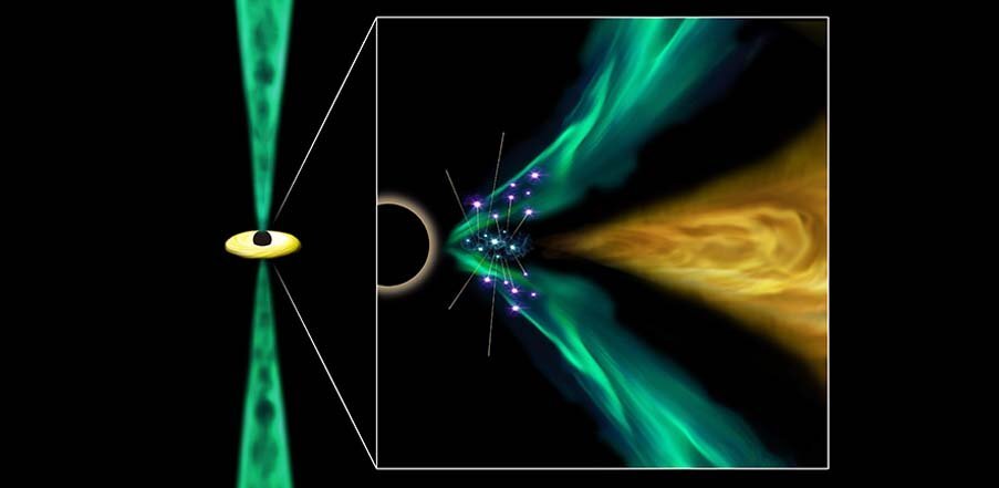 Exploring the plasma loading mechanism of radio jets launched from black holes