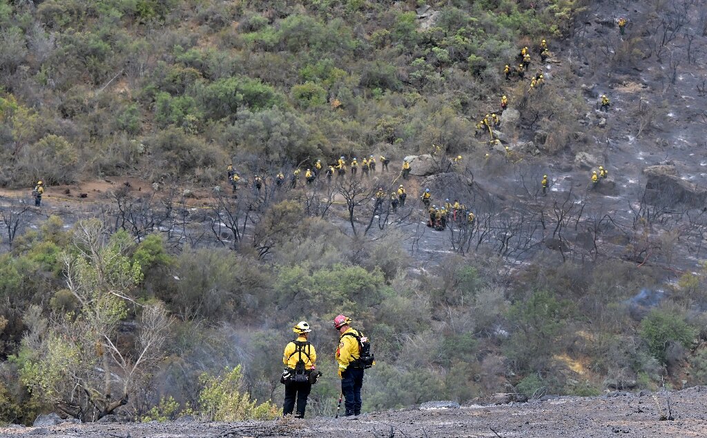 #Massive California fire eases with rains