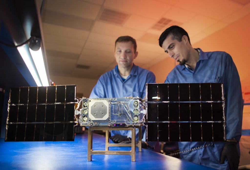#First of NASA’s SunRISE SmallSats rolls off production line