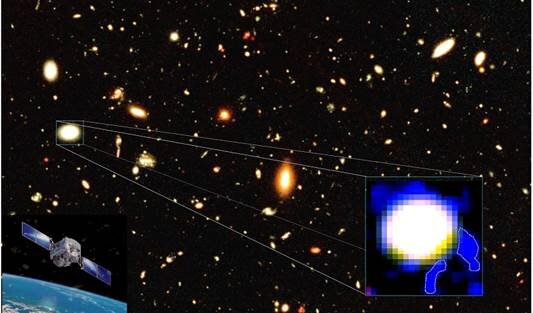 Formation of dwarf galaxy observed using India's AstroSat