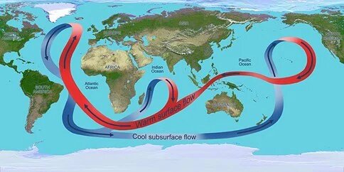 Globalne ocieplenie przyspiesza prądy oceanicznej otchłani