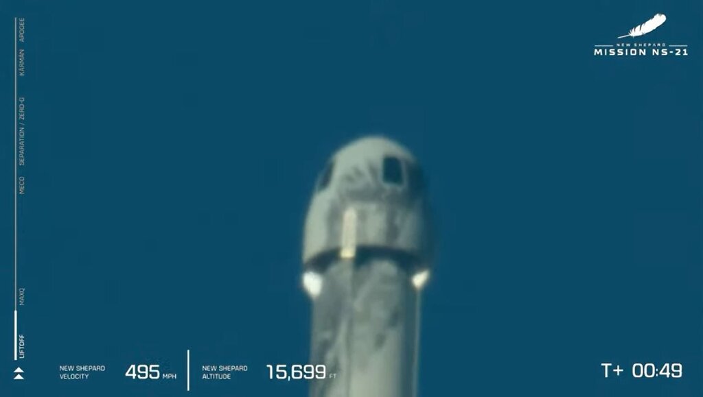 #Bezos’s Blue Origin makes 5th crewed flight into space