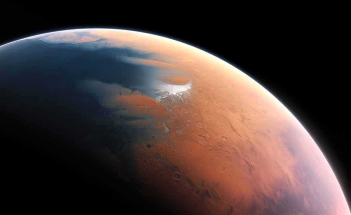 Life may have thrived on early Mars, until it drove climate change that caused its demise