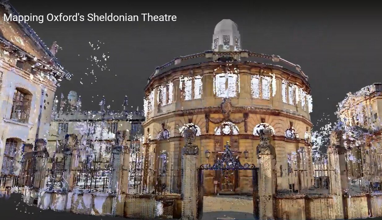 Mapping the old with the new: Handheld 3D scanning of Oxford’s Sheldonian Theater
