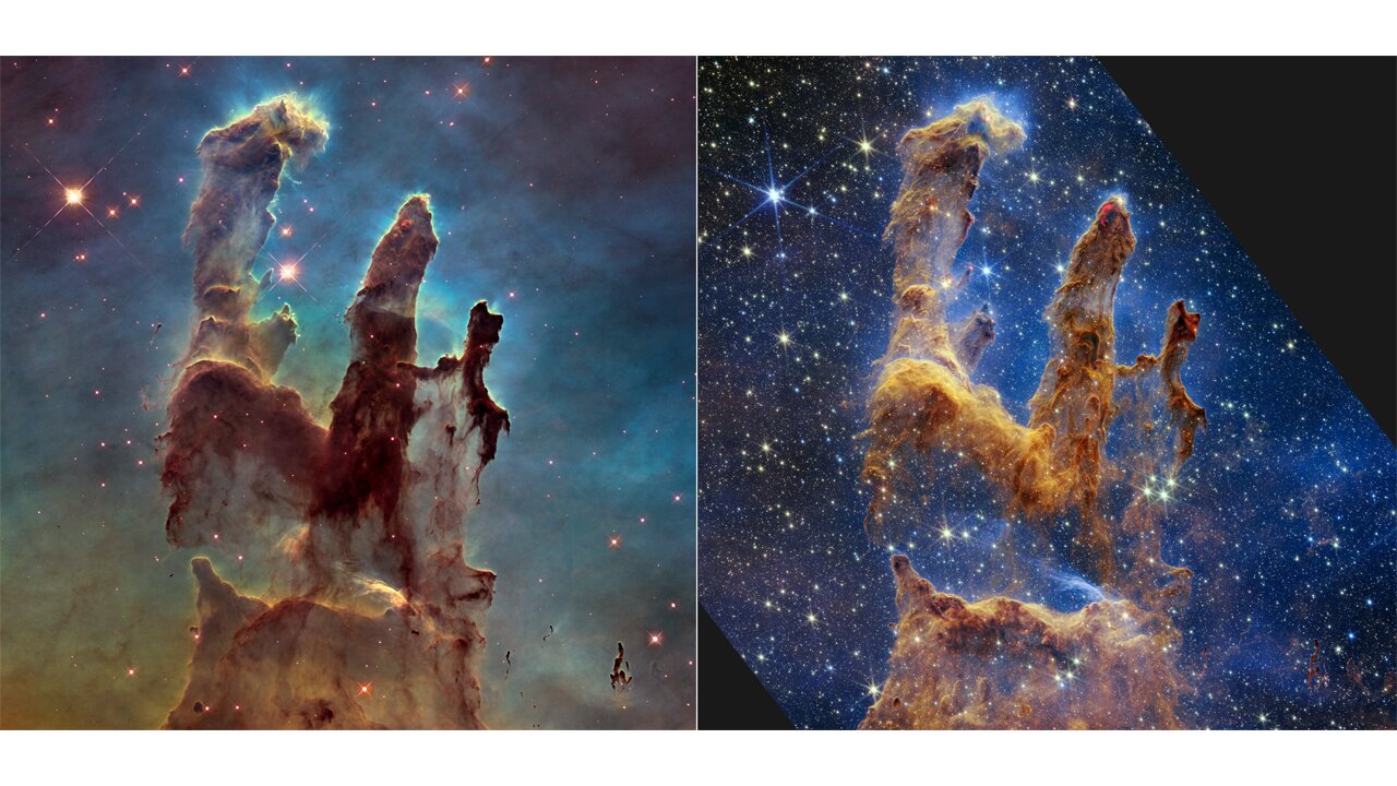 Webb de la NASA toma una imagen llena de estrellas de los Pilares de la Creación