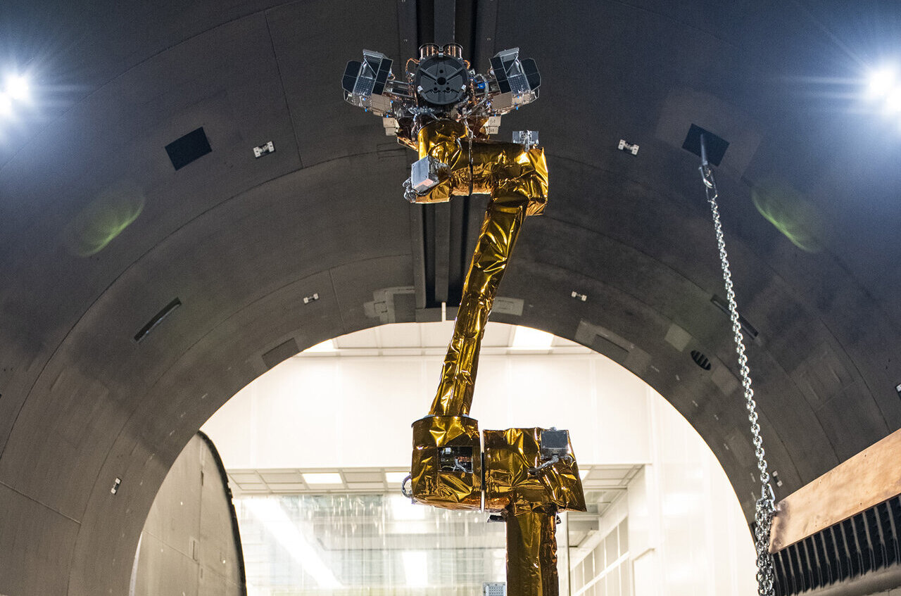 Engineers ready innovative robotic servicing of geosynchronous satellites  payload for launch