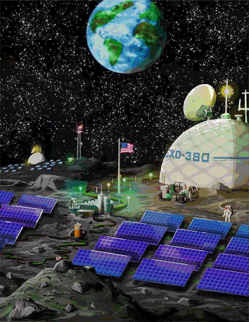 #Designing a microgrid for future lunar base