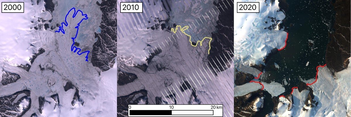 Study shows widespread retreat and loss of marine-terminating glaciers in  the northern hemisphere