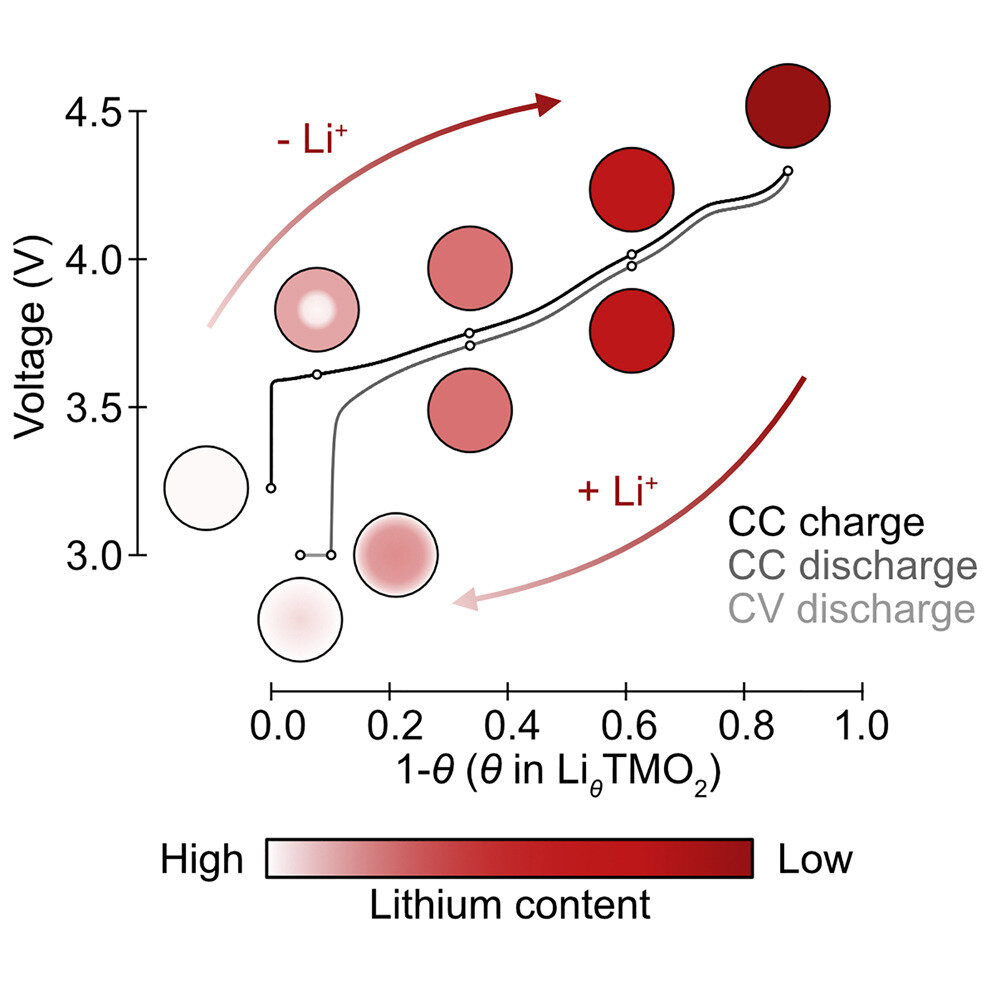 #Watching lithium in real time could improve performance of EV battery materials