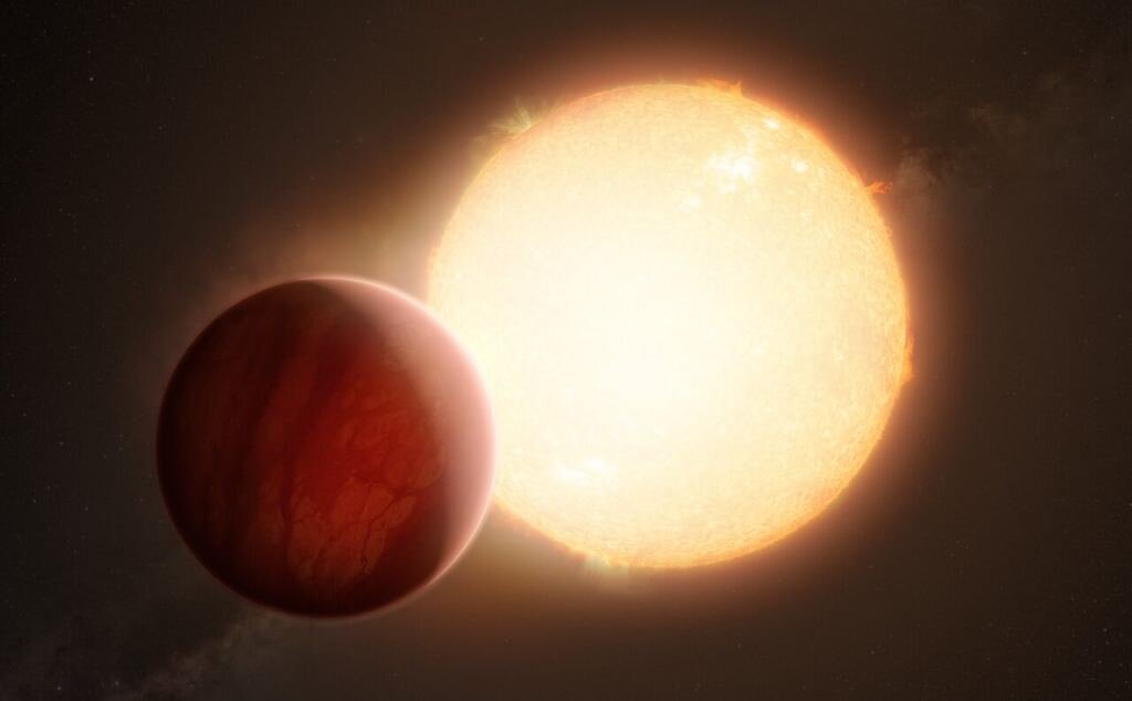 sun and star red giant