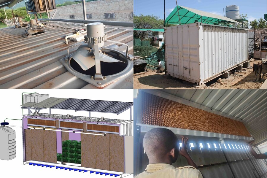 Addressing food insecurity in arid regions with an open-source evaporative cooling chamber design