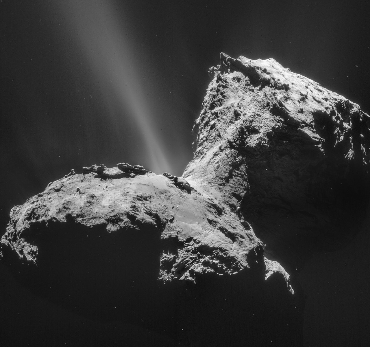 Preuve de l’orbiteur et du laboratoire Rosetta