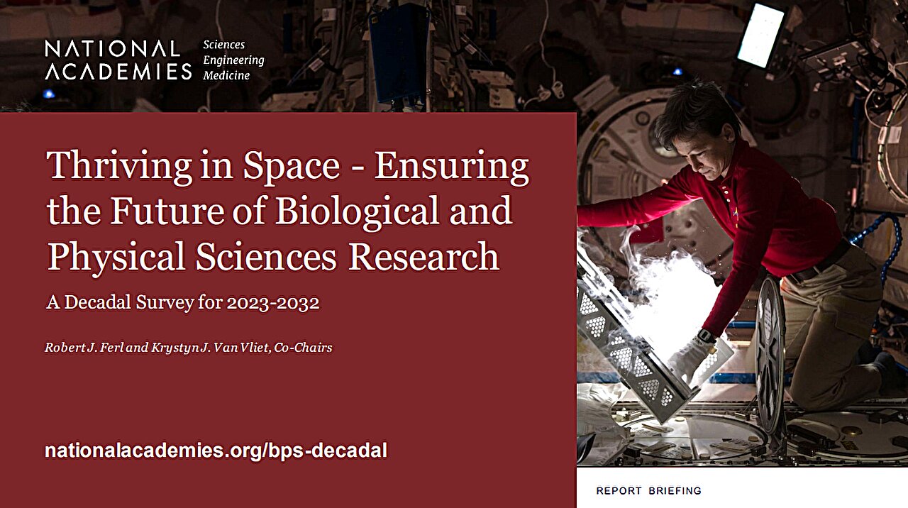 Decadal survey sets agenda for biological, physical sciences in space
