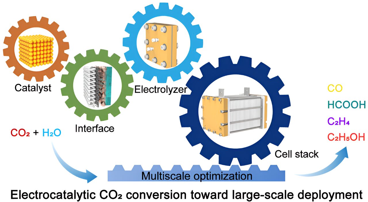 La conversión electrocatalítica de CO2 avanza hacia su implementación a gran escala