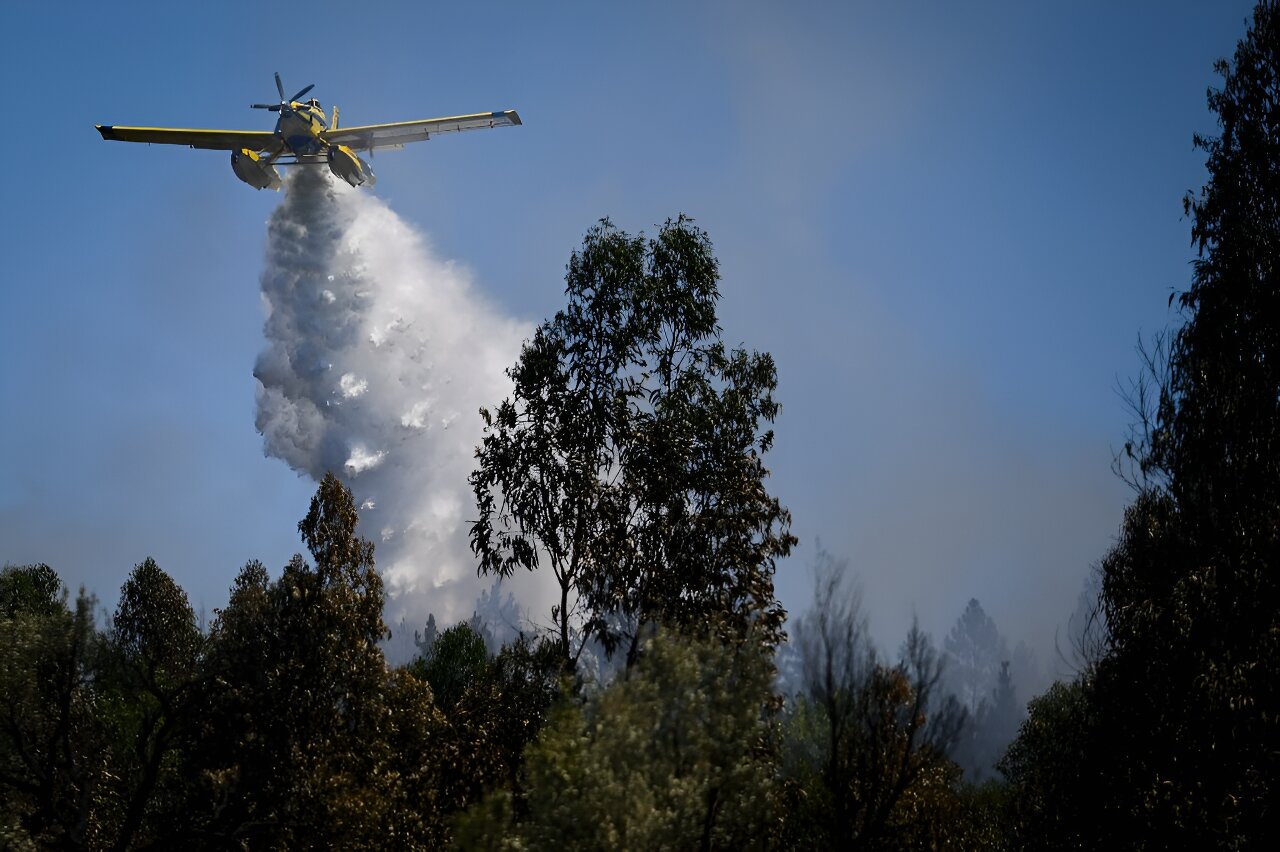 Portugal e Espanha combatem incêndios florestais em meio a alertas de ondas de calor