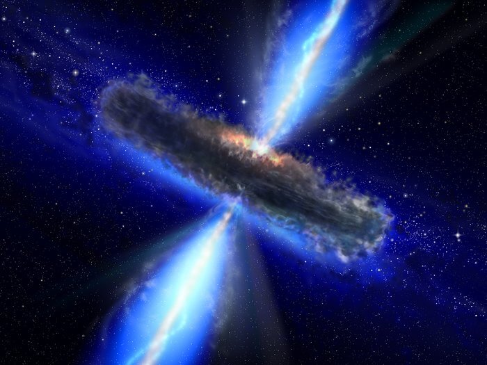 Verborgen superzware zwarte gaten worden tot leven gewekt door sterrenstelsels op ramkoers
