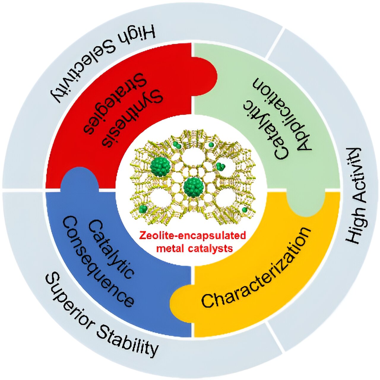 How do zeolite-encapsulated metal catalysts act on hydrogen-related  catalytic reactions?