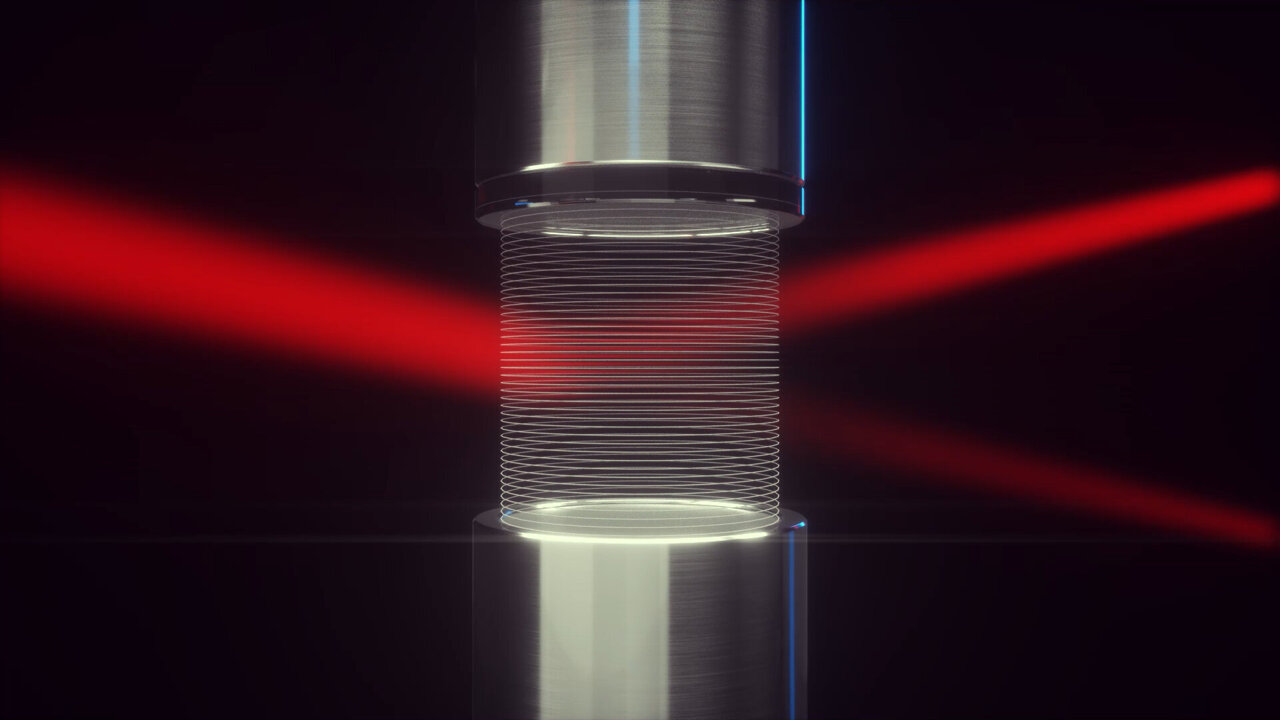 Using air to deflect lasers