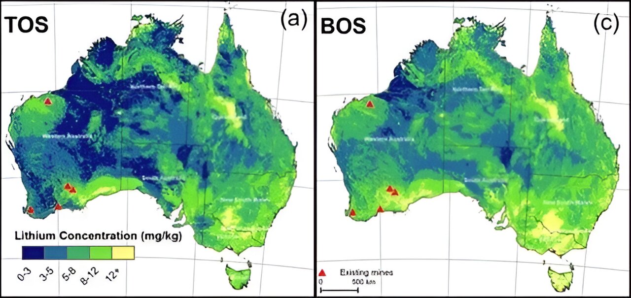 Картирование скрытых запасов лития в Австралии