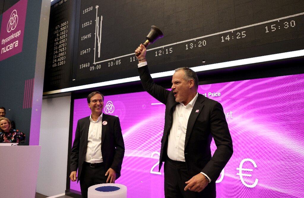 #Thyssenkrupp’s hydrogen unit surges in stock market debut