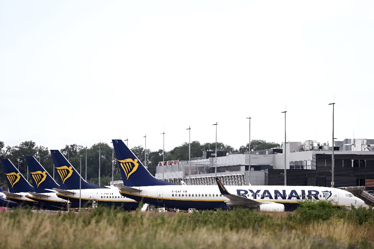 Ryanair pilots’ strike in Belgium cancels almost 100 flights